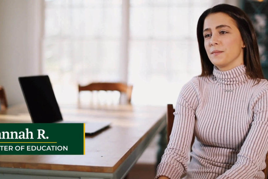 Student Spotlight: Hannah R., Online Master of Education