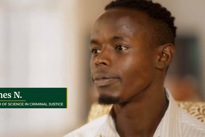 Student Spotlight: James N., MS in Criminal Justice