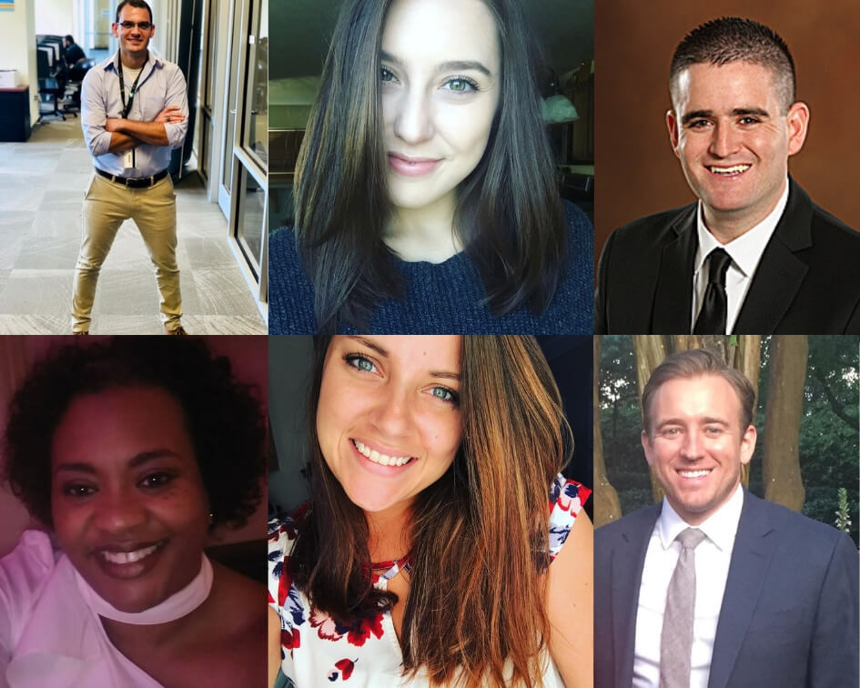 collage of six student photos