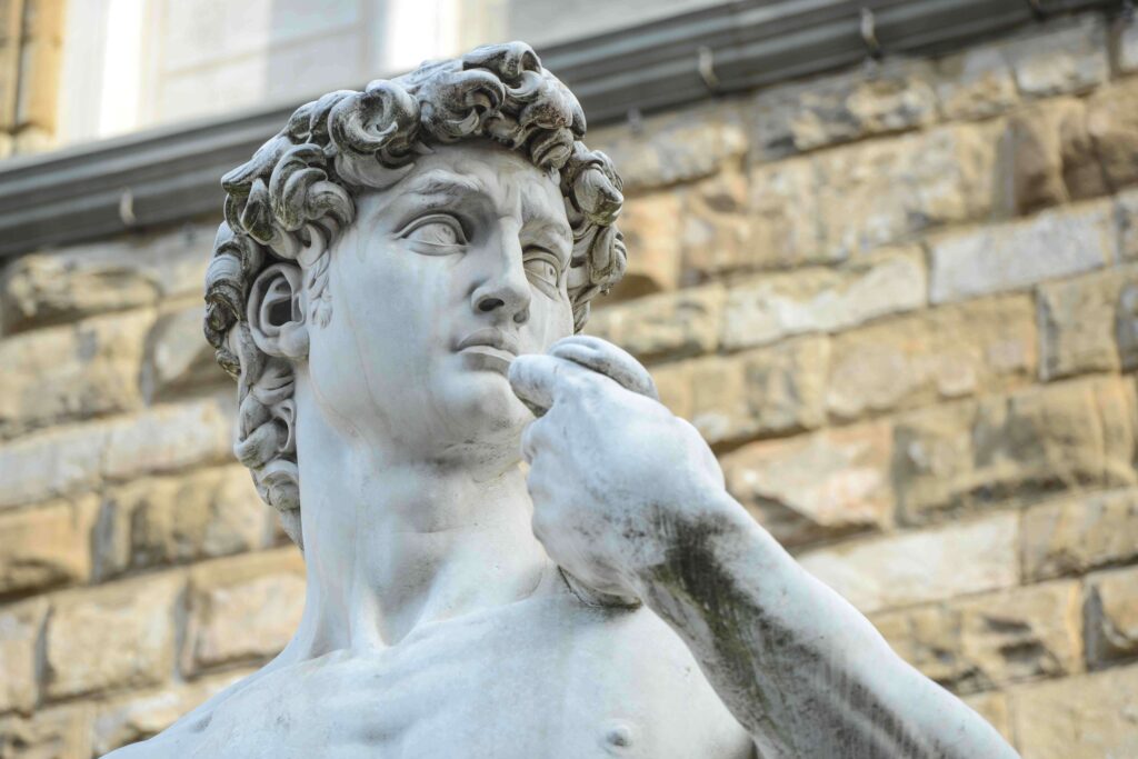 statue of David by Michelangelo