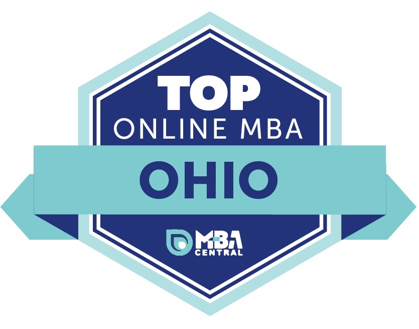 top ohio online mba badge
