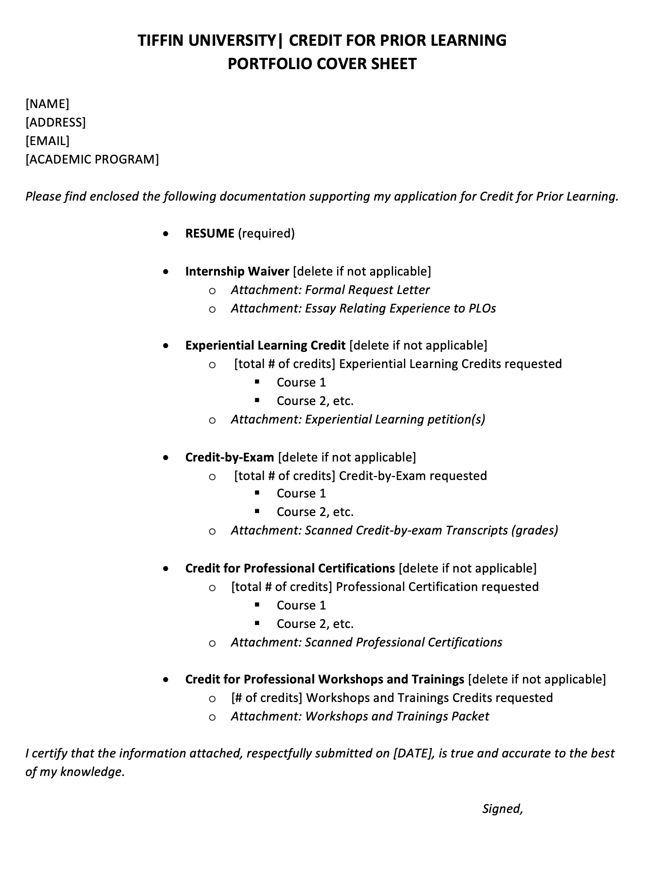 cpl portfolio cover letter