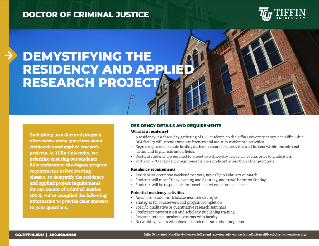 demystifying the residency and applied research project cover art