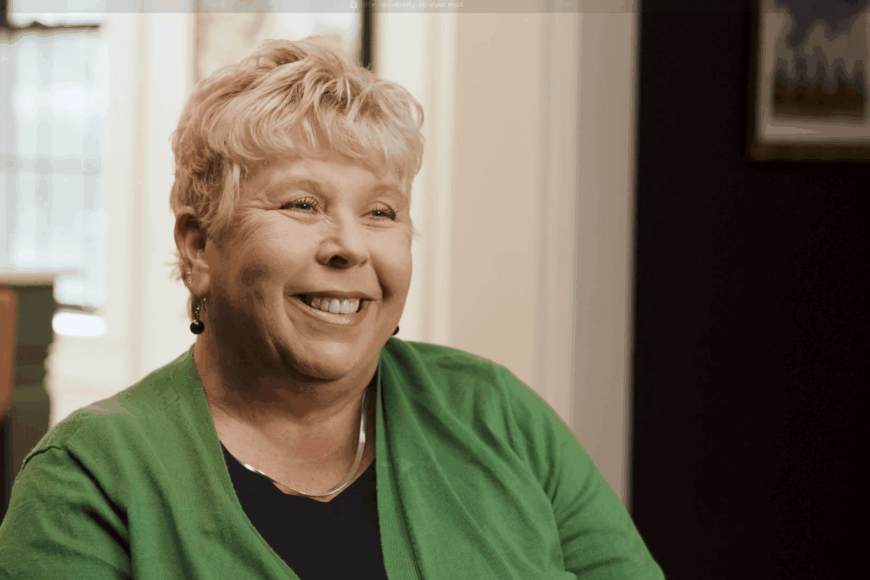 jill dyer being interviewed
