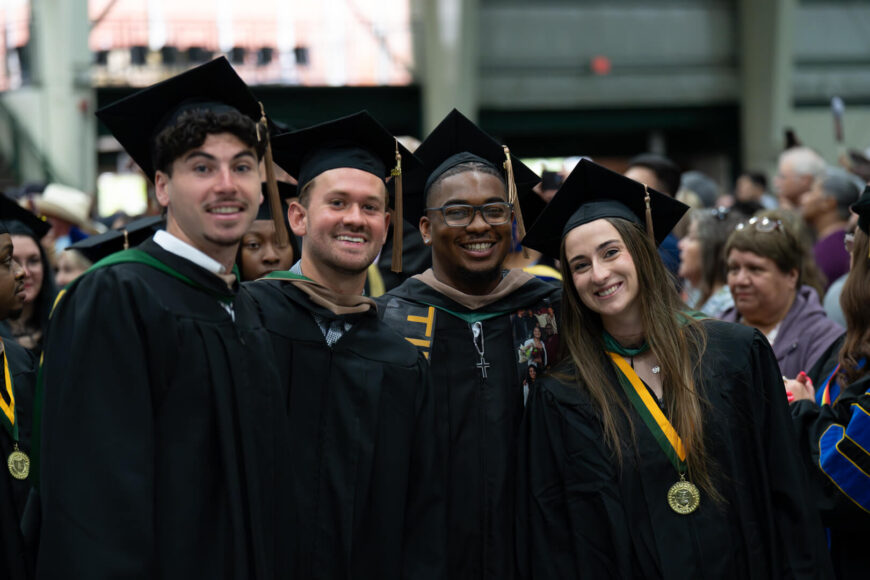 group photo at graduation
