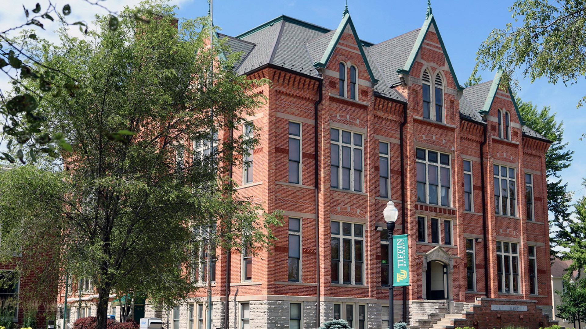 main hall at tiffin university